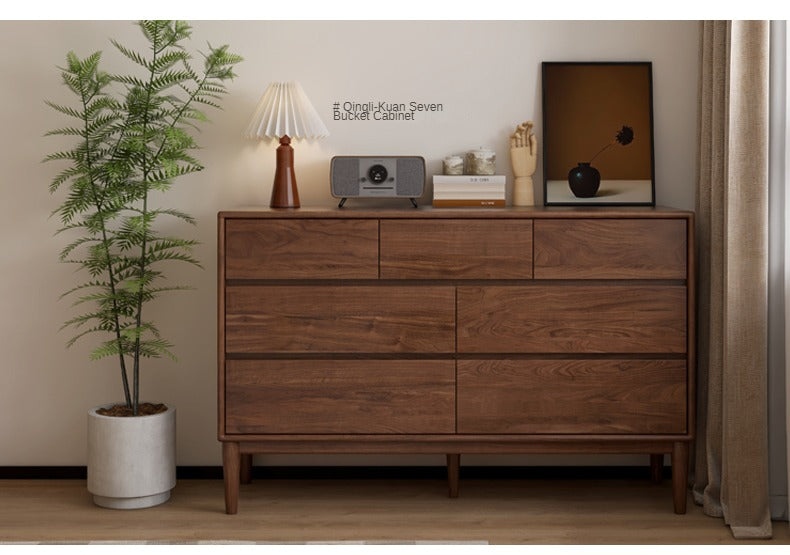 Black Walnut, Sandalwood Sliding Door Wardrobe.