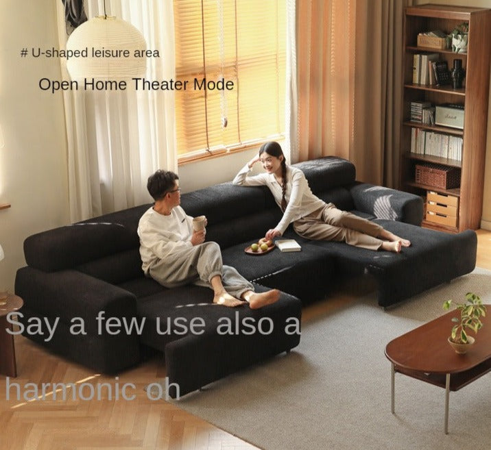 Electric Imitation Lamb Fleece Sofa Bed.