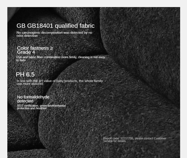 Fabric Electric Reclining Sofa with Telescopic Seat