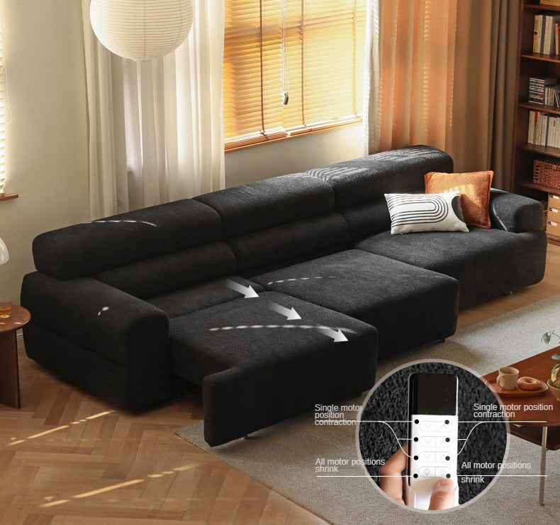 Electric Imitation Lamb Fleece Sofa Bed.