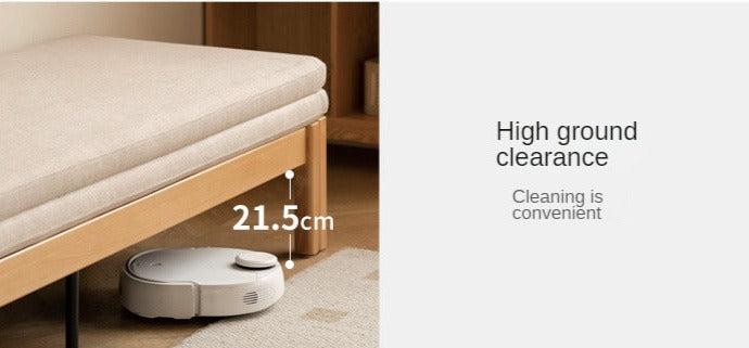 Oak Solid Wood Sofa Bed Folding Multi-functional Telescopic
