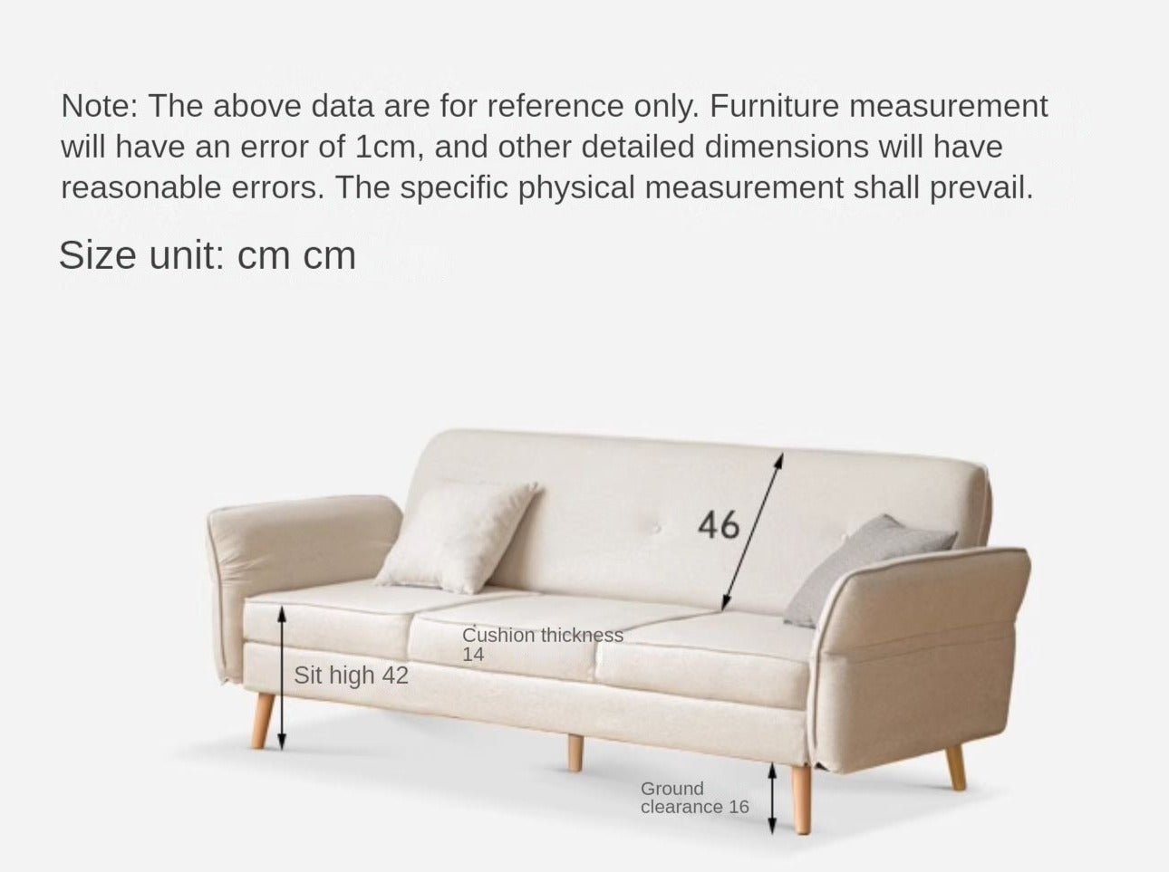 Fabric Multi-functional Sleeper Sofa