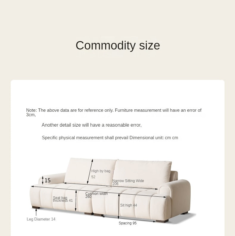 Cream Wind Cat Scratch Cloth Goose Down Sofa)