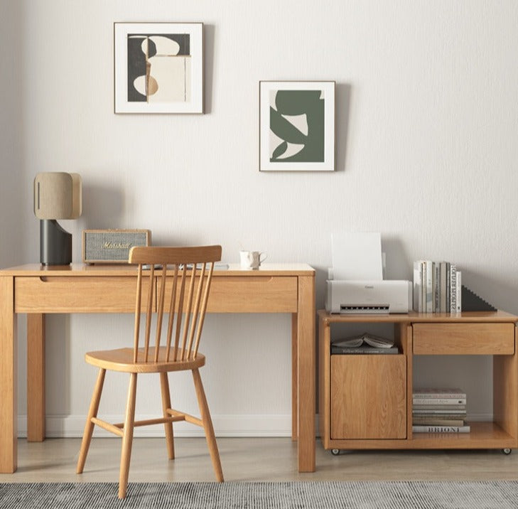 Black Walnut, Oak, Ash Solid Wood Side Cabinet