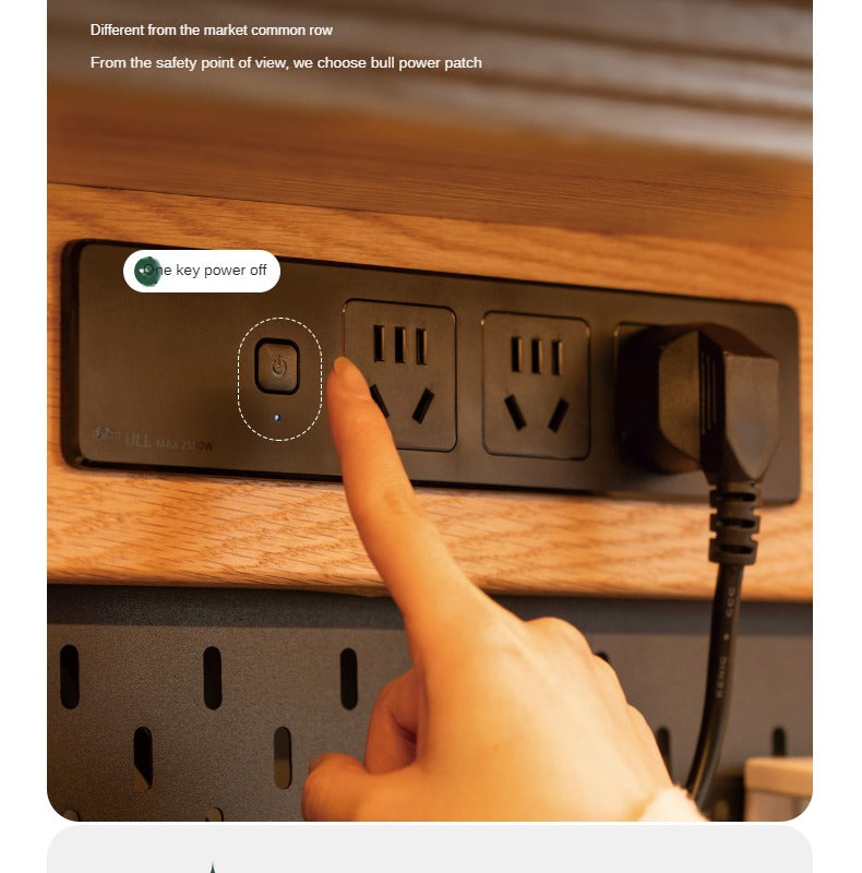 Oak Solid Wood, Solid RubberWood Nordic Sideboard Cabinet