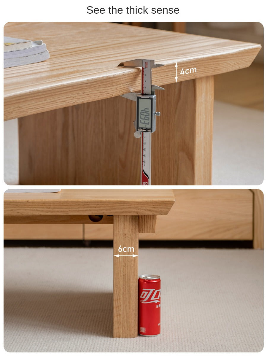 Birch, Oak Solid Wood Live Edge tea Table