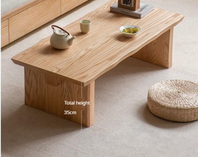 Birch, Oak Solid Wood Live Edge tea Table