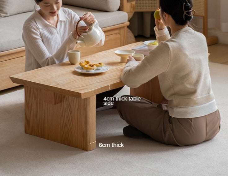 Birch, Oak Solid Wood Live Edge tea Table