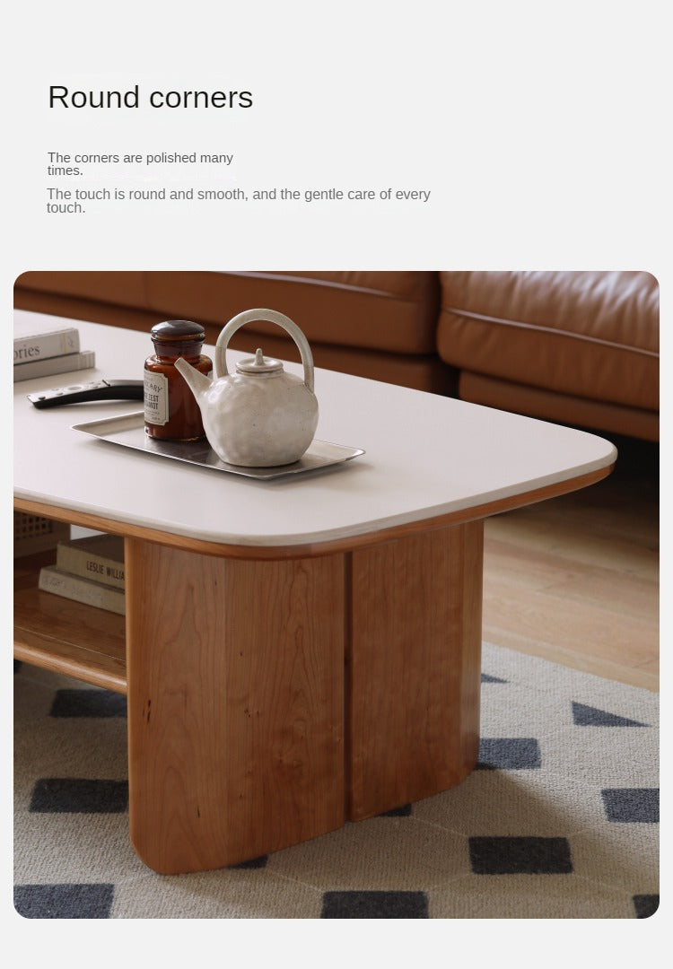 Black Walnut, Cherry Solid Wood Coffee Table