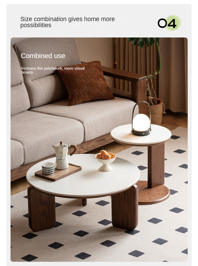 Oak, Ash, Poplar Solid Wood Slate Coffee Table