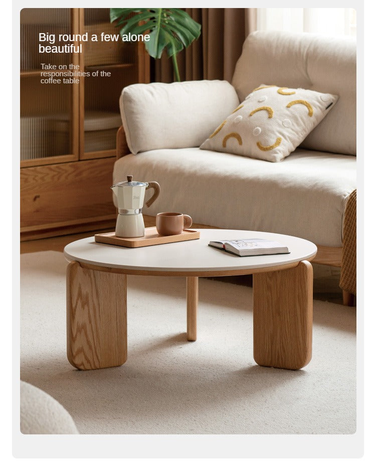 Oak, Ash, Poplar Solid Wood Slate Coffee Table