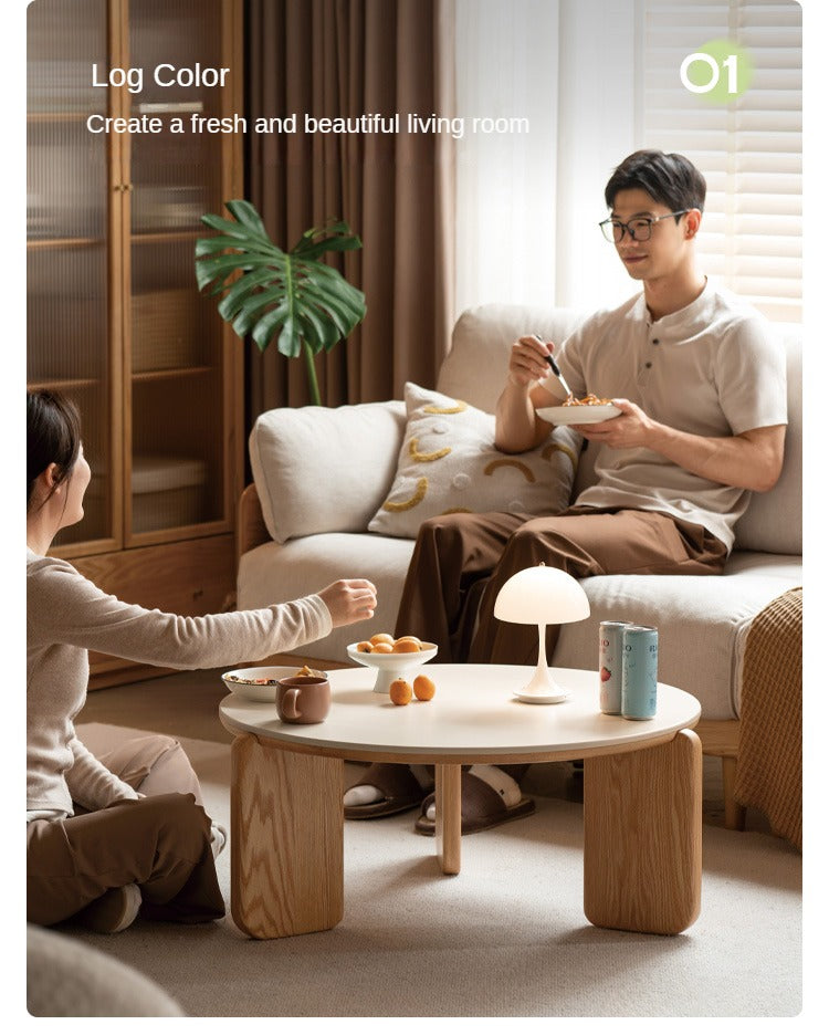 Oak, Ash, Poplar Solid Wood Slate Coffee Table