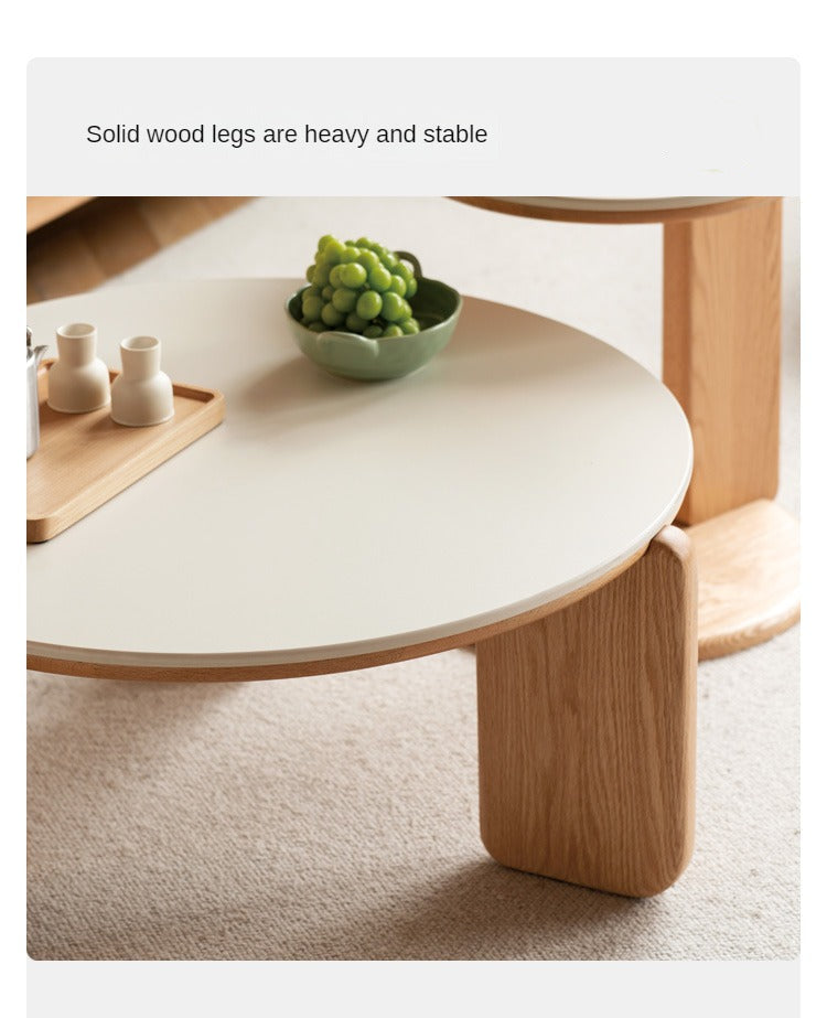 Oak, Ash, Poplar Solid Wood Slate Coffee Table