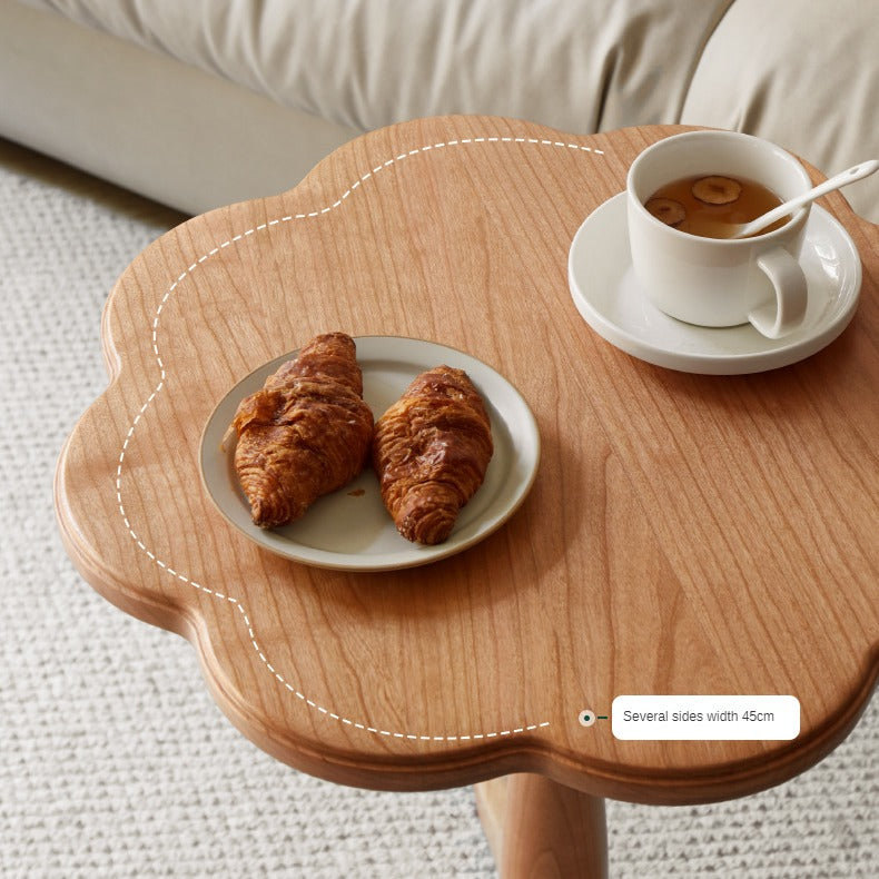 Cherry Solid Wood Retro Side Table