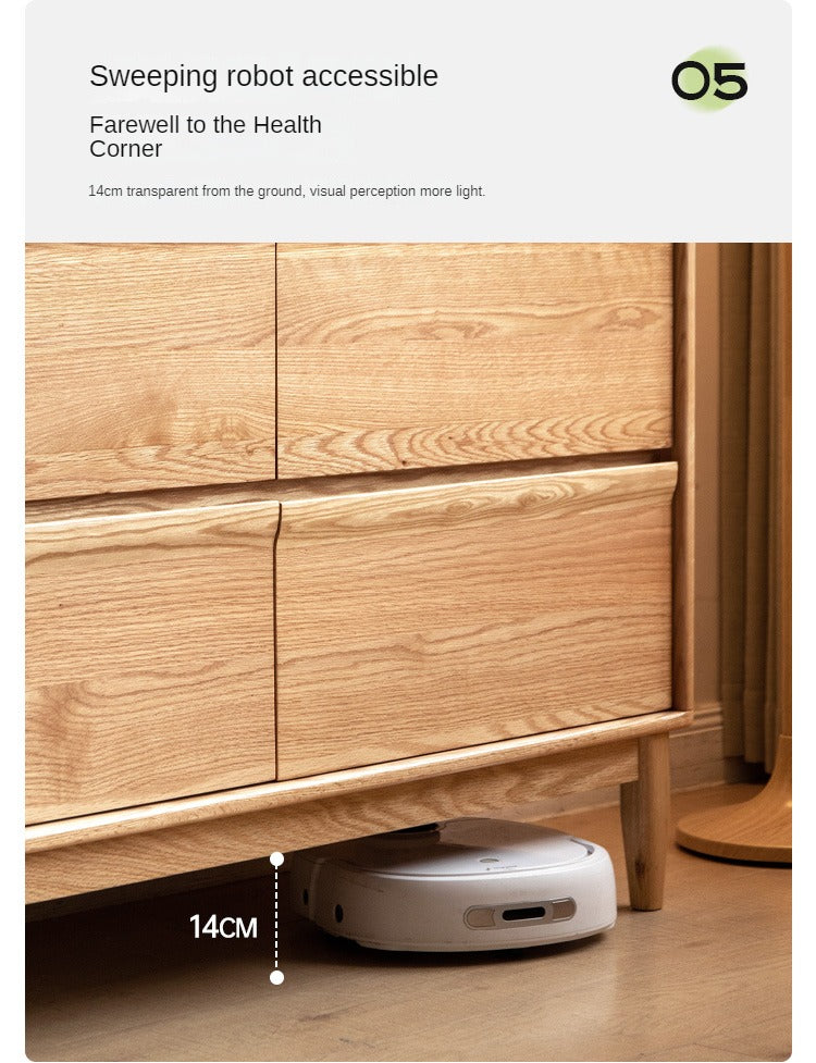 Ash, Oak Solid Wood Cabinet