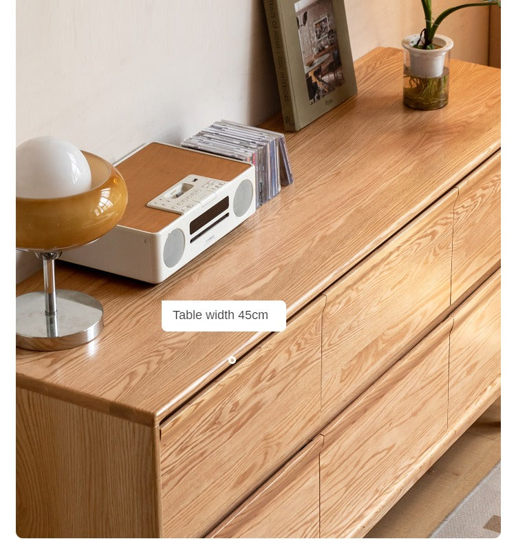 Ash, Oak Solid Wood Cabinet