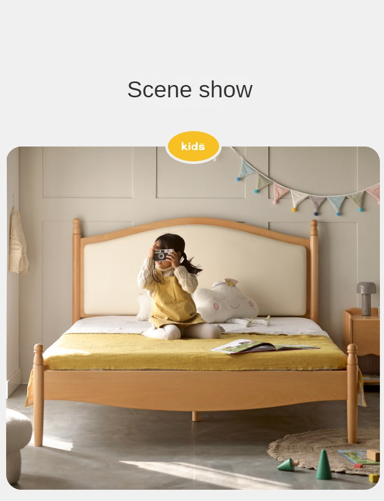 Beech, Oak Solid wood Princess bed<