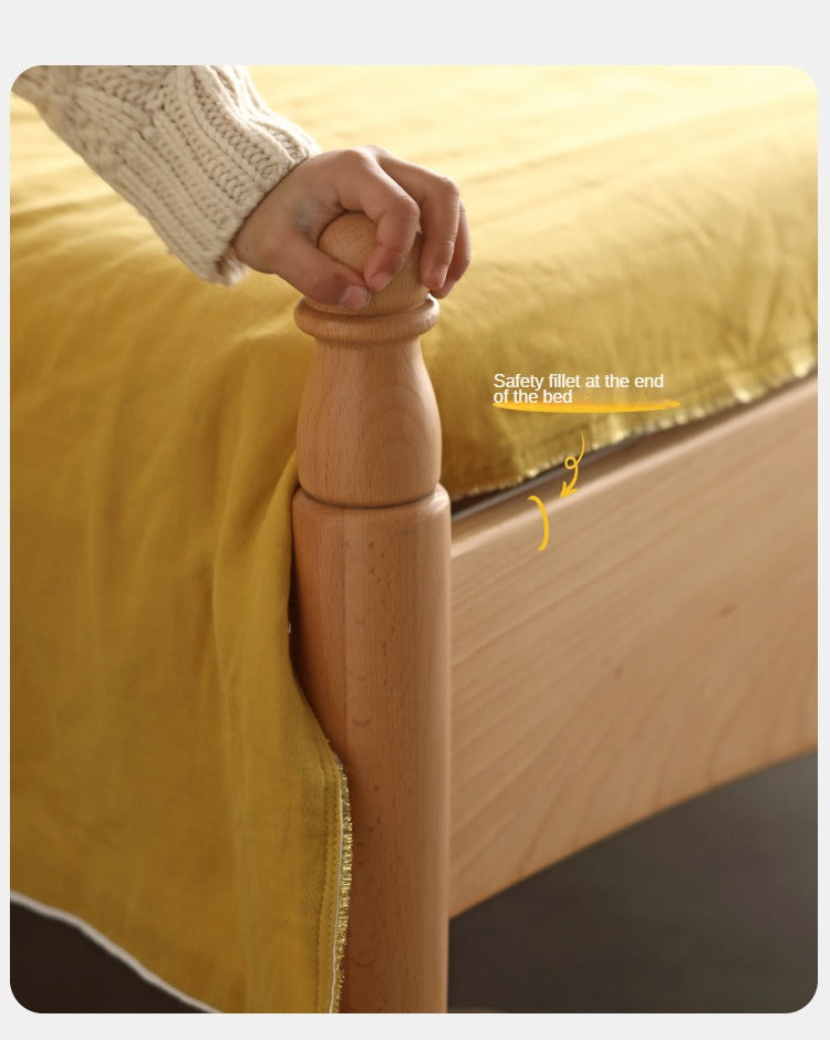 Beech, Oak Solid wood Princess bed<