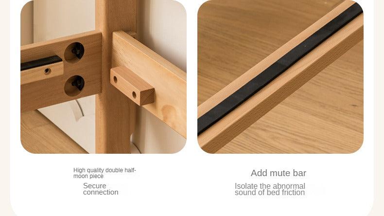 Beech Solid Wood Children's Bed Boys Girls<