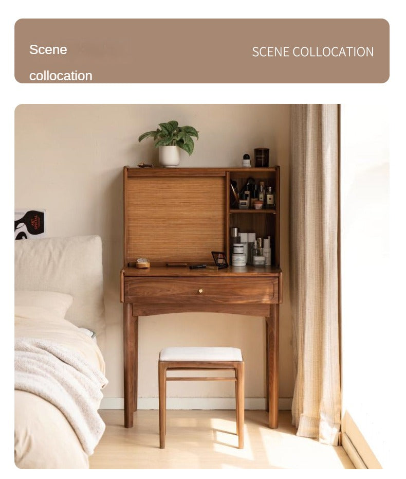 Ash, Oak, Black Walnut Solid Wood Dressing Table.