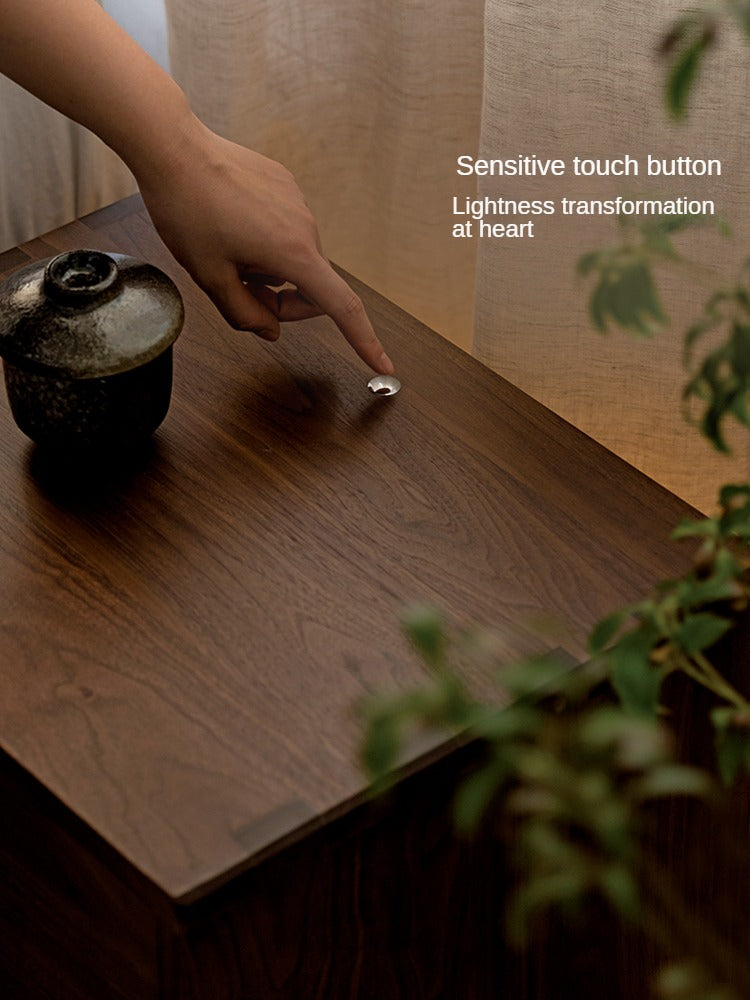 Black Walnut, Ash Solid Wood Simple Modern Nightstand