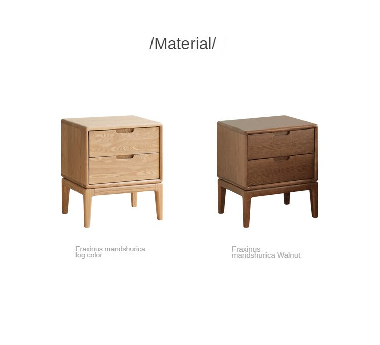 Ash Solid Wood Modern Nordic Style Nightstand