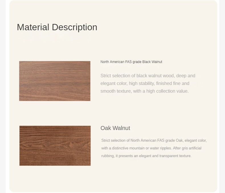 Black Walnut, Oak Solid Wood Movable Multifunctional Tea Cabinet Kettle Integrated