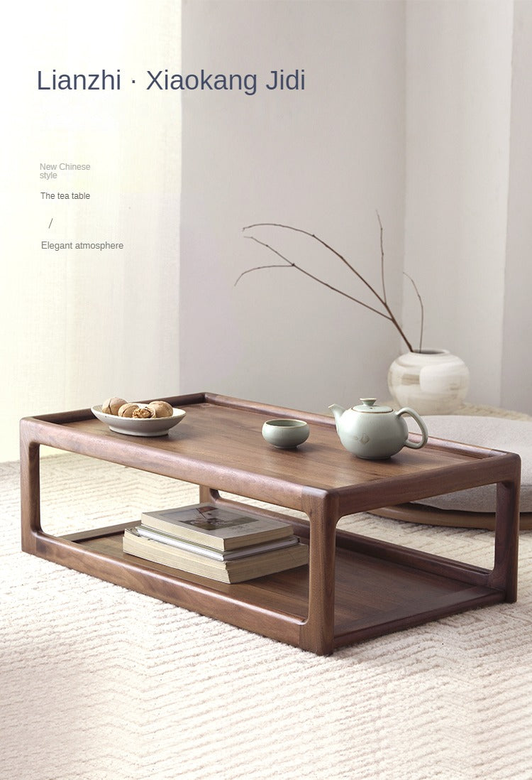 Black walnut, Ash, Oak Solid Wood Japanese Tatami Tea Table
