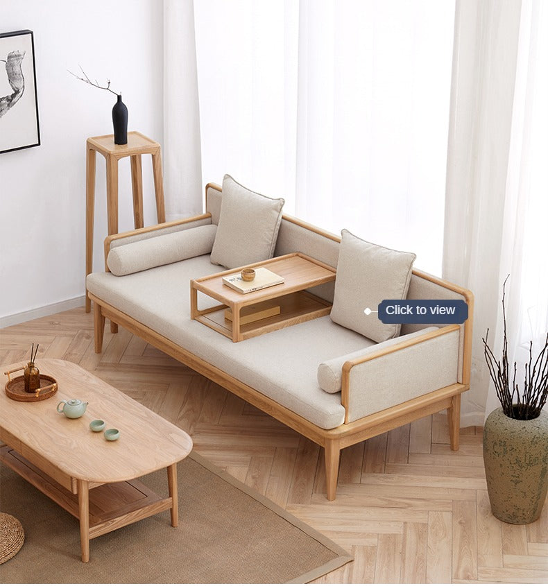 Ash, Oak Solid Wood Bay Window Table