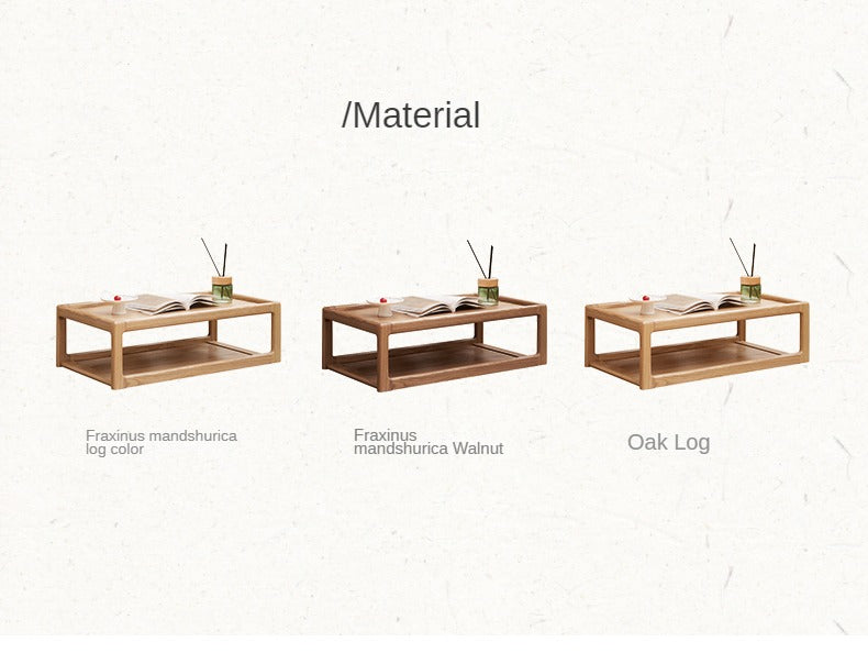 Ash, Oak Solid Wood Low Table