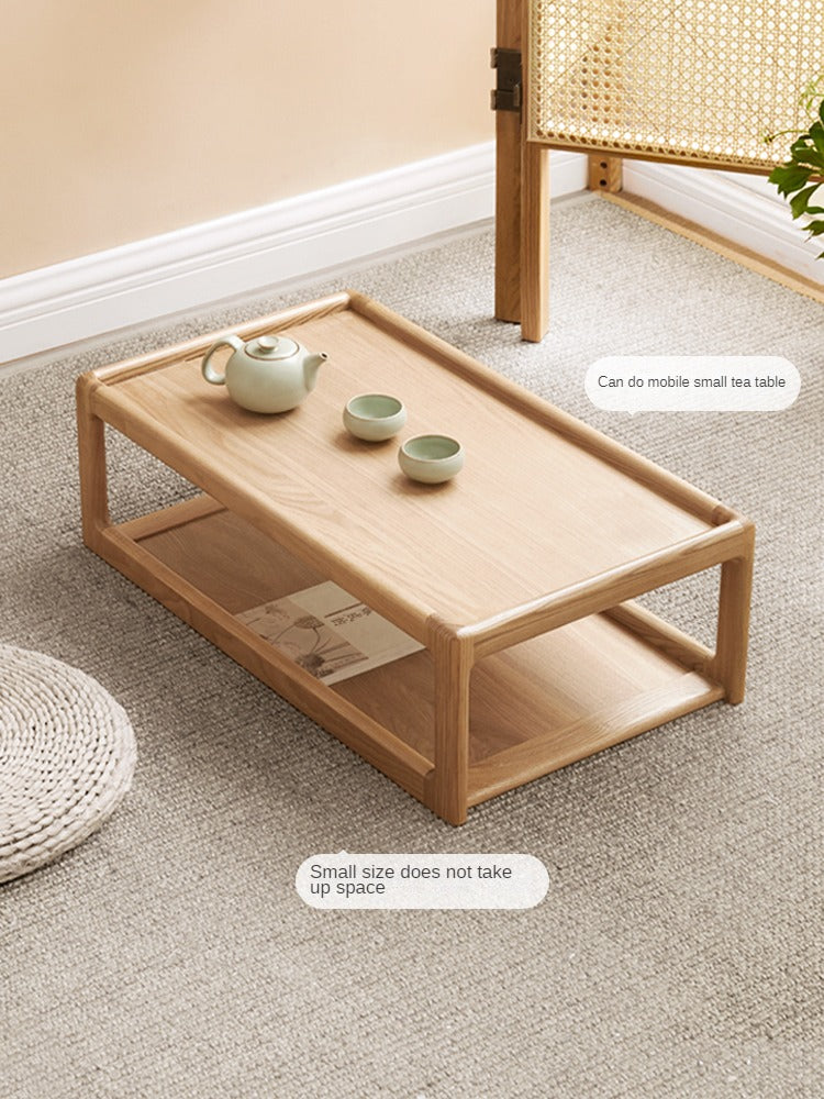 Ash, Oak Solid Wood Low Table