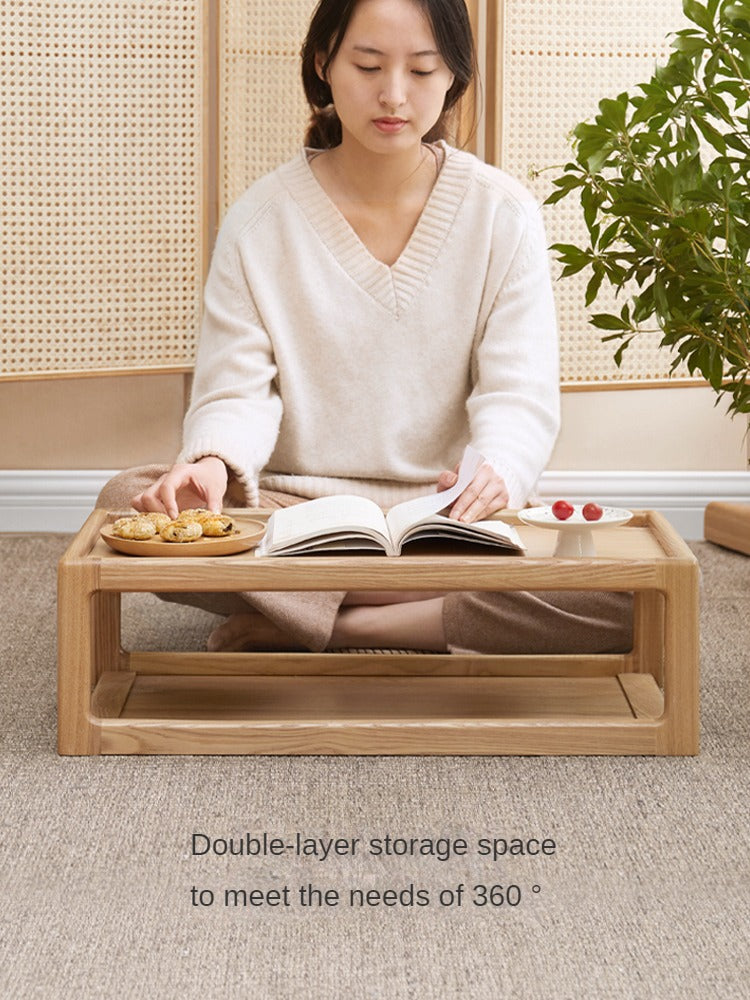 Ash, Oak Solid Wood Low Table