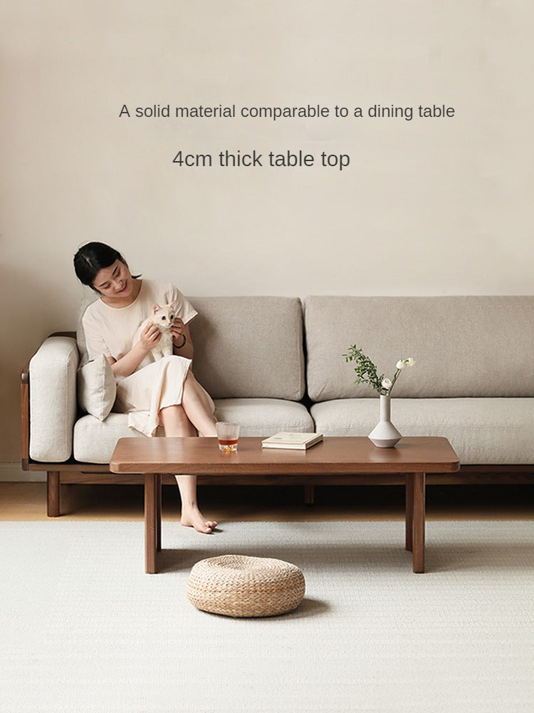 Ash Solid Wood Modern Small Tea Table