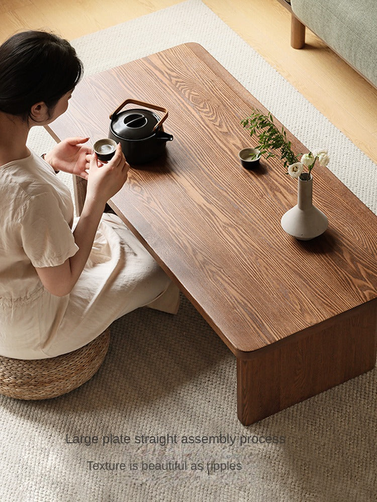 Ash Solid Wood Modern Small Tea Table