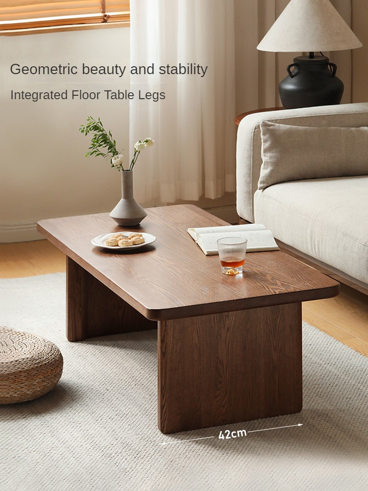 Ash Solid Wood Modern Small Tea Table
