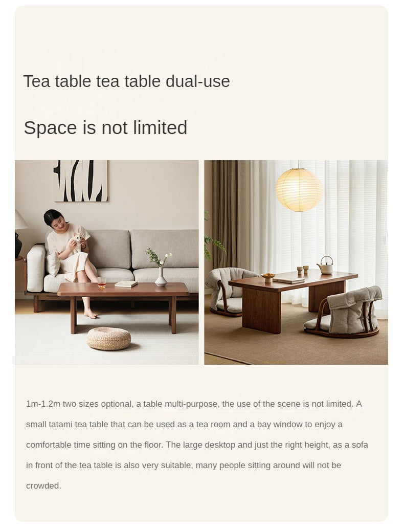 Ash Solid Wood Modern Small Tea Table