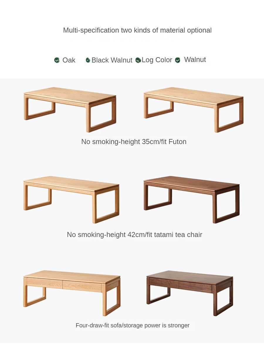 Oak, Ash Solid Wood Tea Table