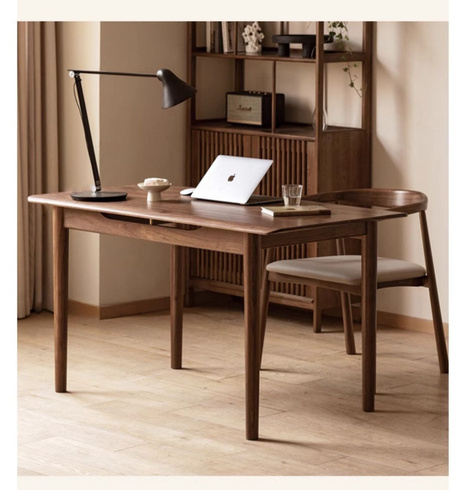 Black Walnut Solid Wood Simple Large Tea Table