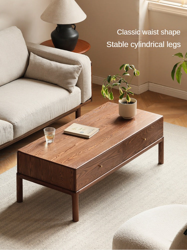 Ash Solid Wood Simple Modern Coffee Table