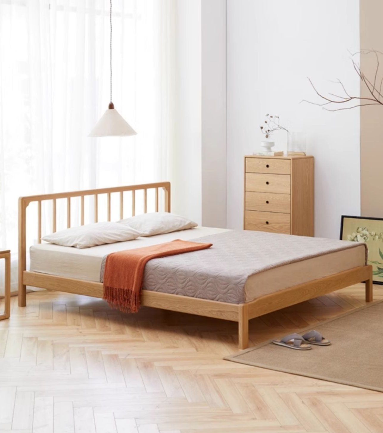 Ash Solid Wood Modern Simple