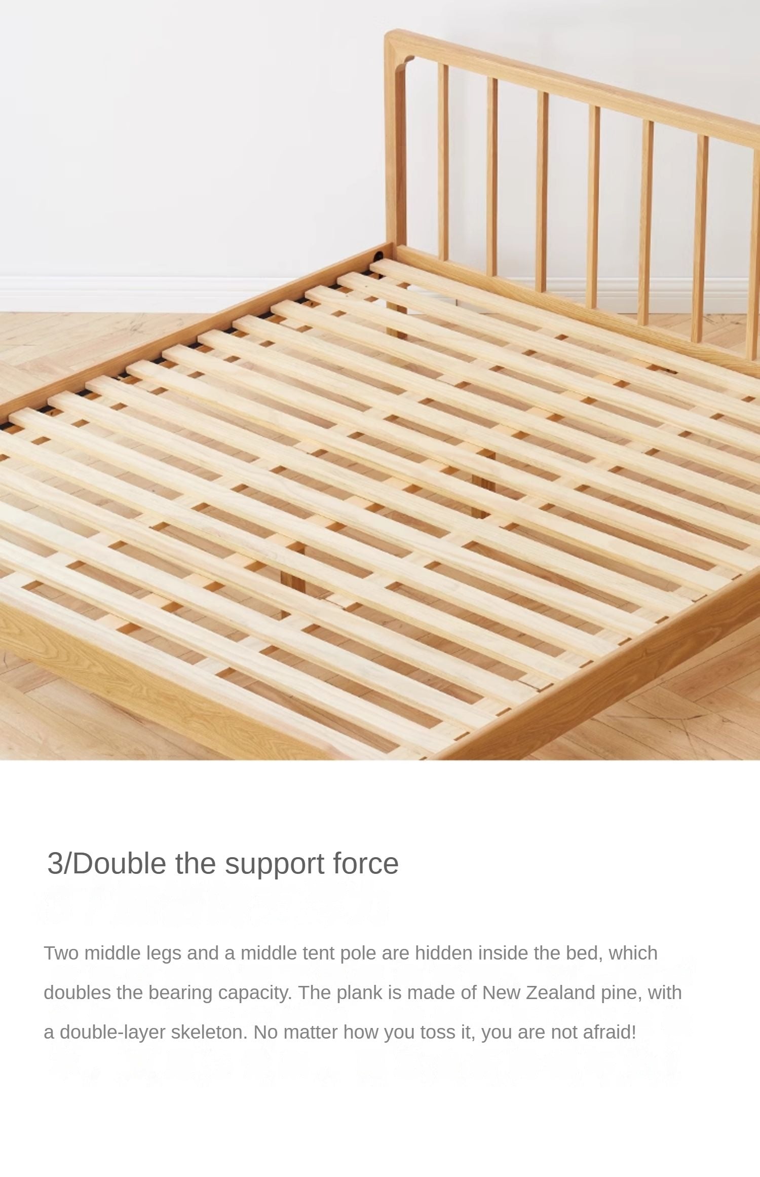 Ash Solid Wood Modern Simple