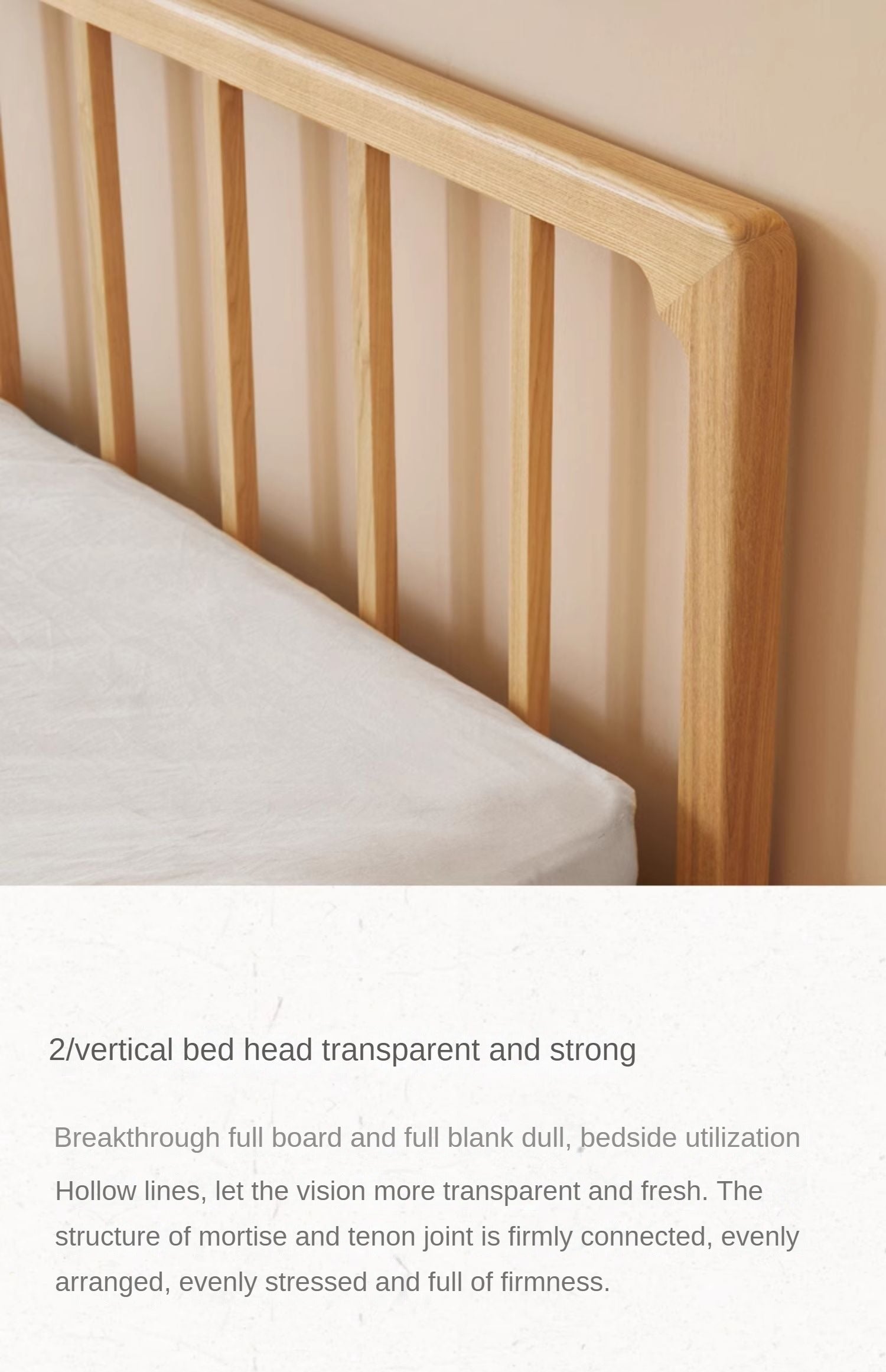 Ash Solid Wood Modern Simple