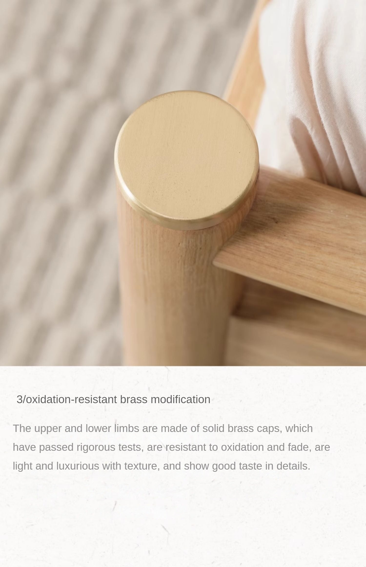 Ash Solid Wood Nordic Simple Modern Bed