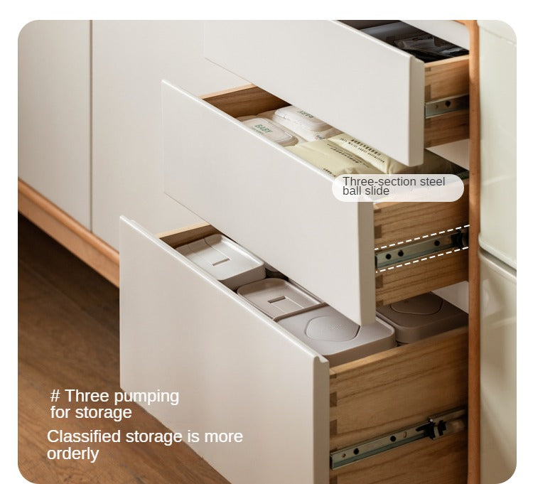 Beech Solid Wood Against The Wall Dining Sideboard