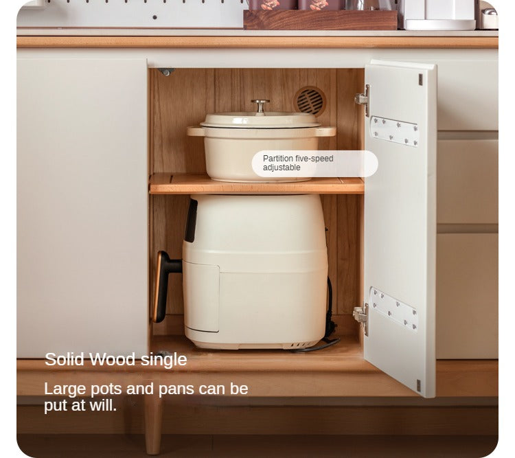 Beech Solid Wood Against The Wall Dining Sideboard