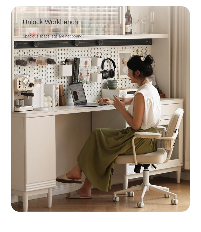 Solid RubberWood Multifunctional High Rock Plate Dining Sideboard