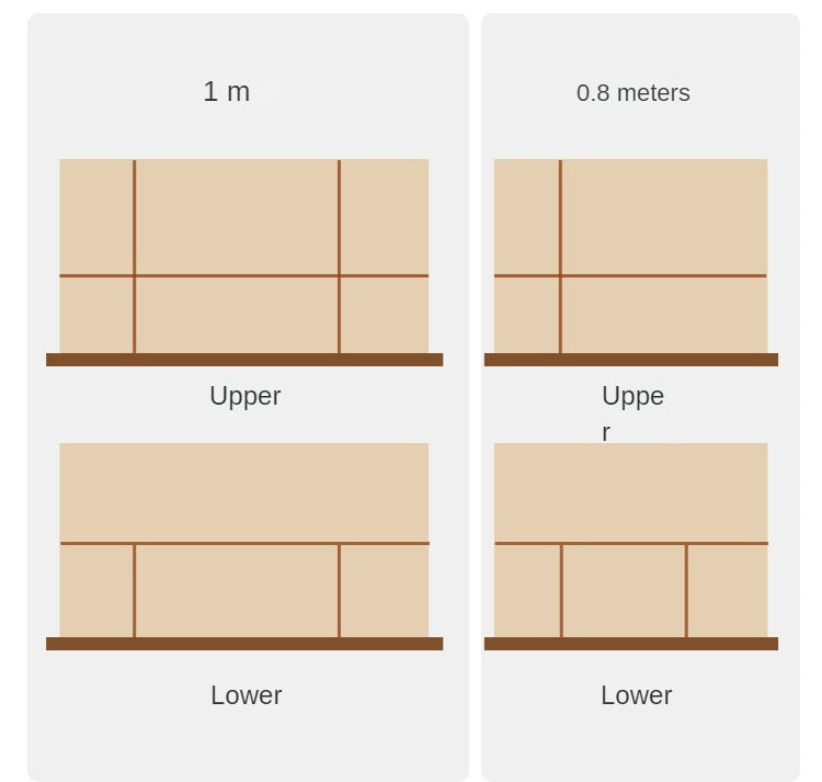 Oak, Beech Solid Wood Nordic Style Vanity Table.