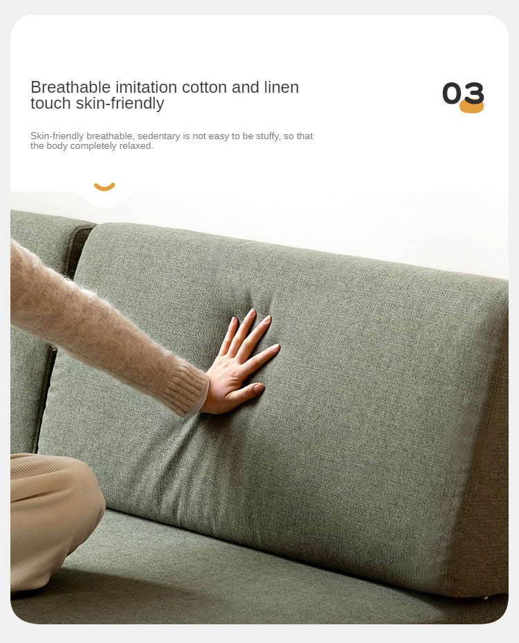 Beech Solid Wood Soft-covered Sofa.