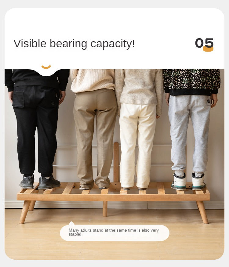 Beech Solid Wood Soft-covered Sofa.