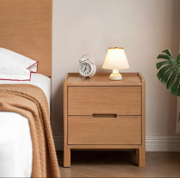 Poplar Solid Wood Nightstand